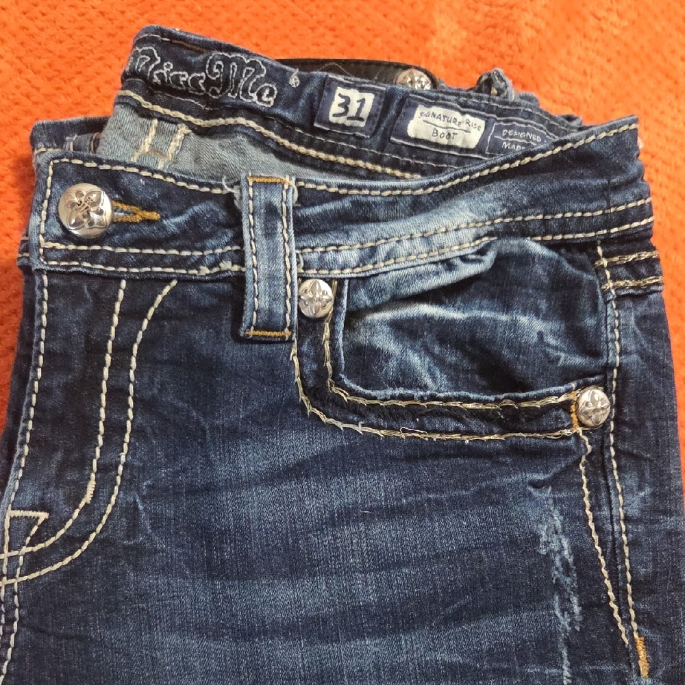 Miss Me Dark Blue Boot Cut Jeans